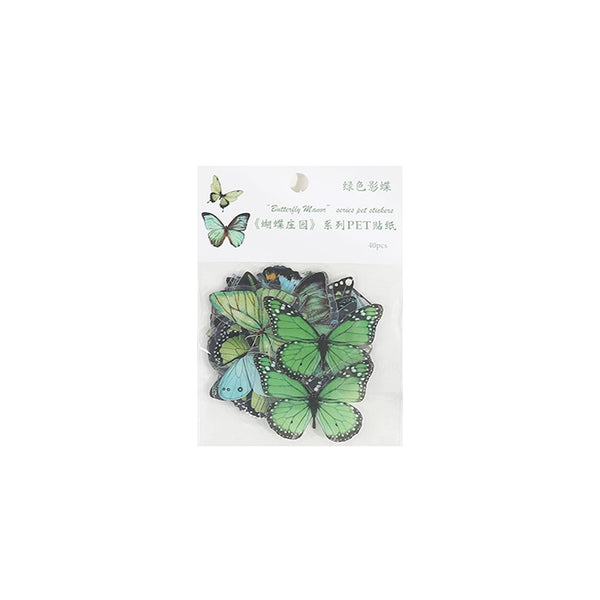 Butterfly, plants, flowers,  Stickers Package - tuttostyle4u