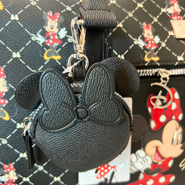 Disney Minnie Mouse Duffel Weekender Travel Bag with Minnie Ears Coin Purse - tuttostyle4u