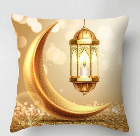 Moon Print Cushion Cover Without Filler - tuttostyle4u