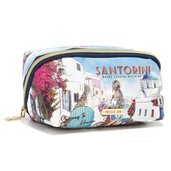 Nicole Lee Santorini Cosmetic Bag Large - tuttostyle4u