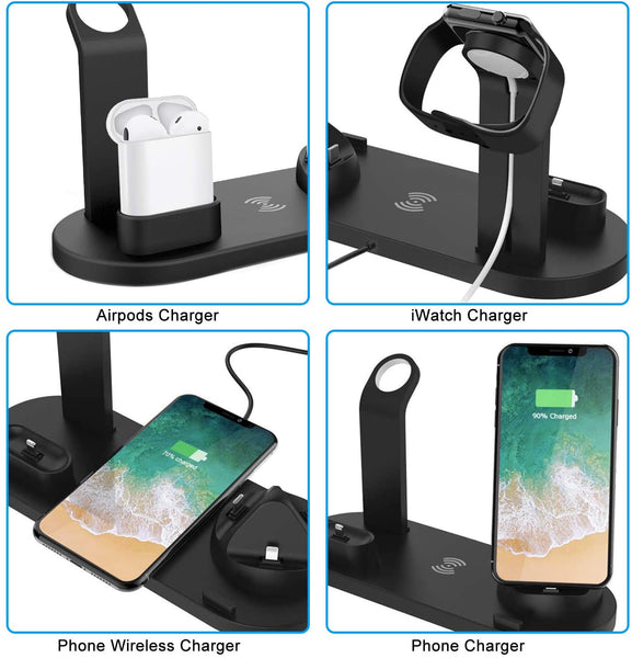 6 in 1 Wireless Charger Station - tuttostyle4u