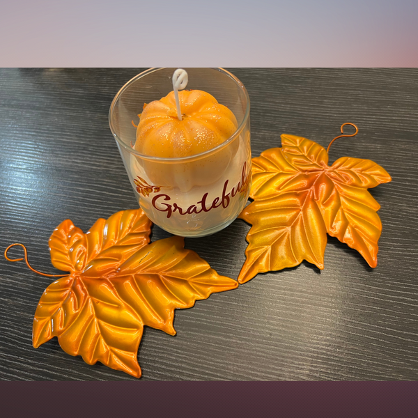 Pumpkin Pie Scented Candle 100% All Natural Soy Wax - tuttostyle4u