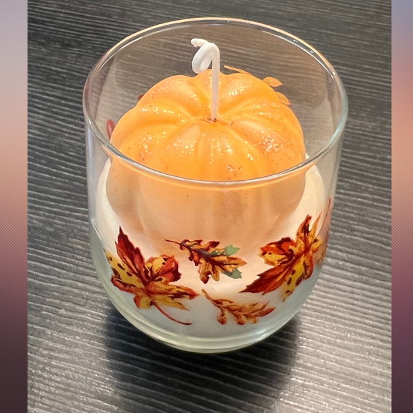 Pumpkin Pie Scented Candle 100% All Natural Soy Wax - tuttostyle4u