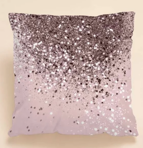 Glitter Gradient Pattern Cushion Cover Without Filler - tuttostyle4u