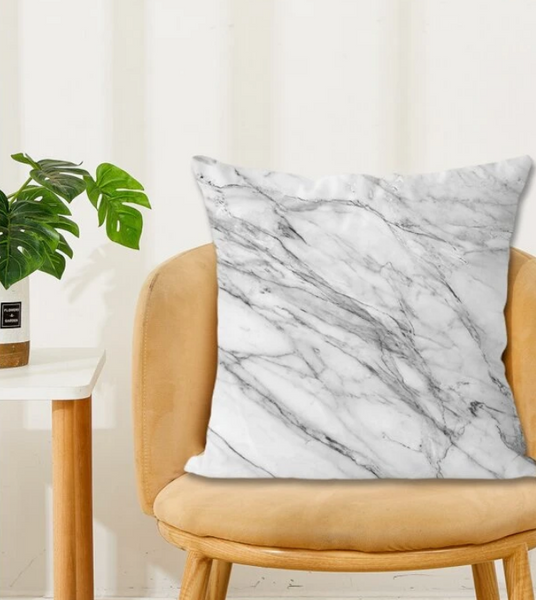 Marble Pattern Cushion Cover Without Filler - tuttostyle4u