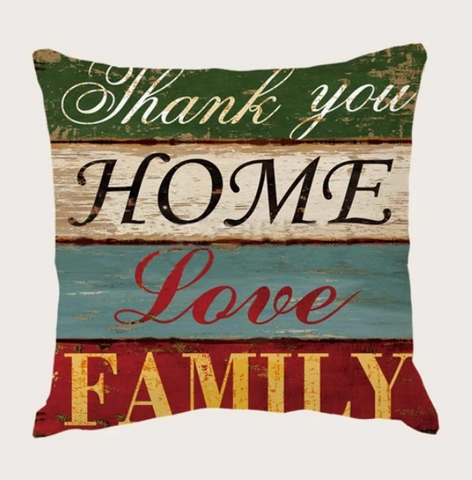 Home Graphic Cushion Cover Without Filler - tuttostyle4u