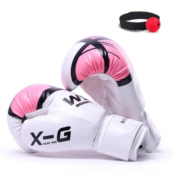 Kick Boxing Gloves for Men / Women PU Karate Muay Thai Free Fight Training - tuttostyle4u
