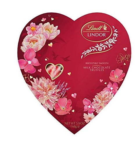Lindt Lindor Valentine Truffles Box, Milk Heart, 5.9 Ounce - tuttostyle4u