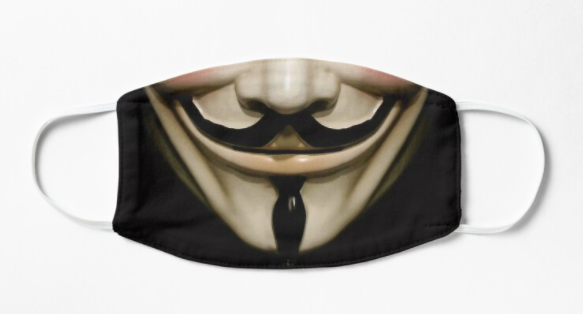 Guy Fawkes mask Mask - tuttostyle4u