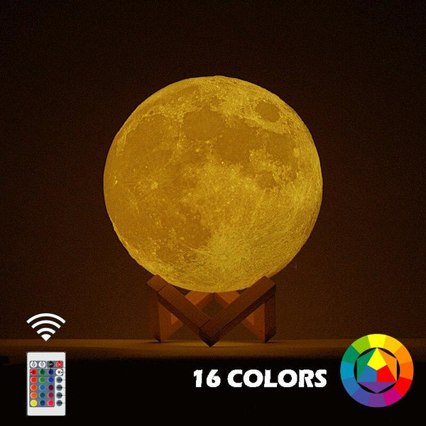 Rechargeable Moon Lamp - tuttostyle4u