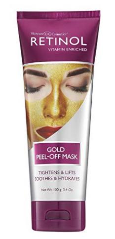 Retinol Gold Peel-Off Mask – Luxurious Treatment Tightens, Lifts, Soothes & Hydrates Skin For Luminous Finish - tuttostyle4u