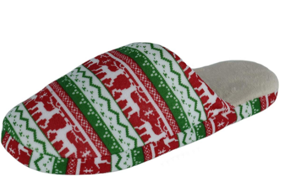Men's Nordic Pattern Christmas Holiday Slippers - tuttostyle4u