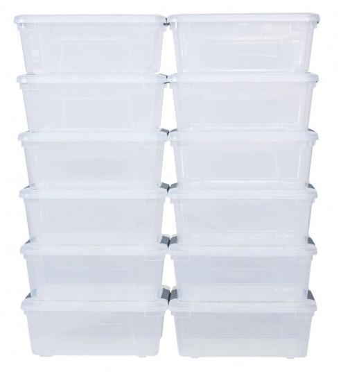 Sturdy Plastic Latch Stack Storage Tubs Box - tuttostyle4u