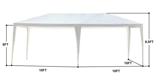 Outdoor 10'x20'Canopy Party Wedding Tent Heavy Duty Gazebo Pavilion Cater Events - tuttostyle4u