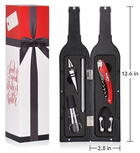 Wine Opener Gift Set - Wine Bottle Accessory Kit - tuttostyle4u